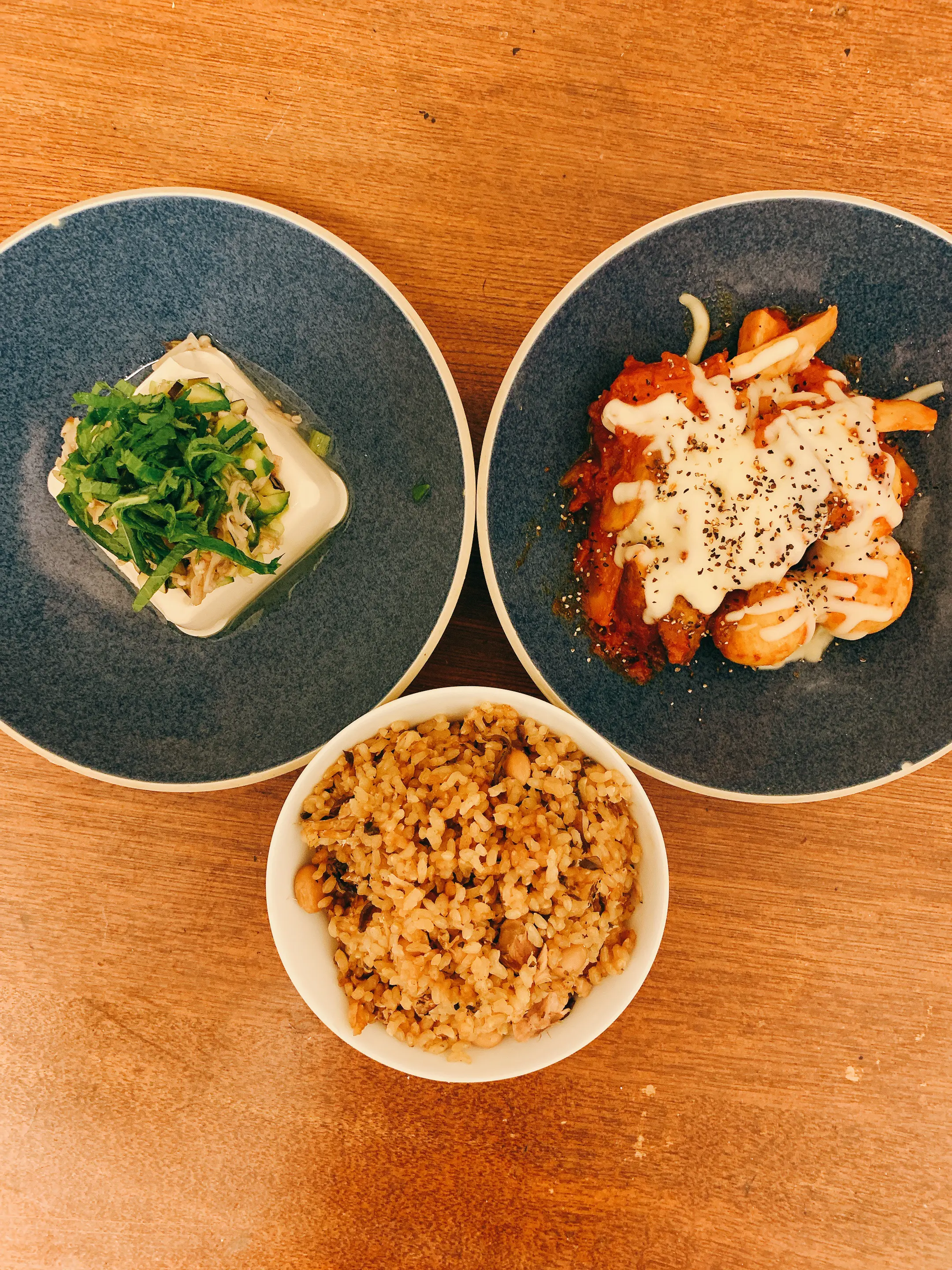 鯖缶と大豆の炊き込みご飯